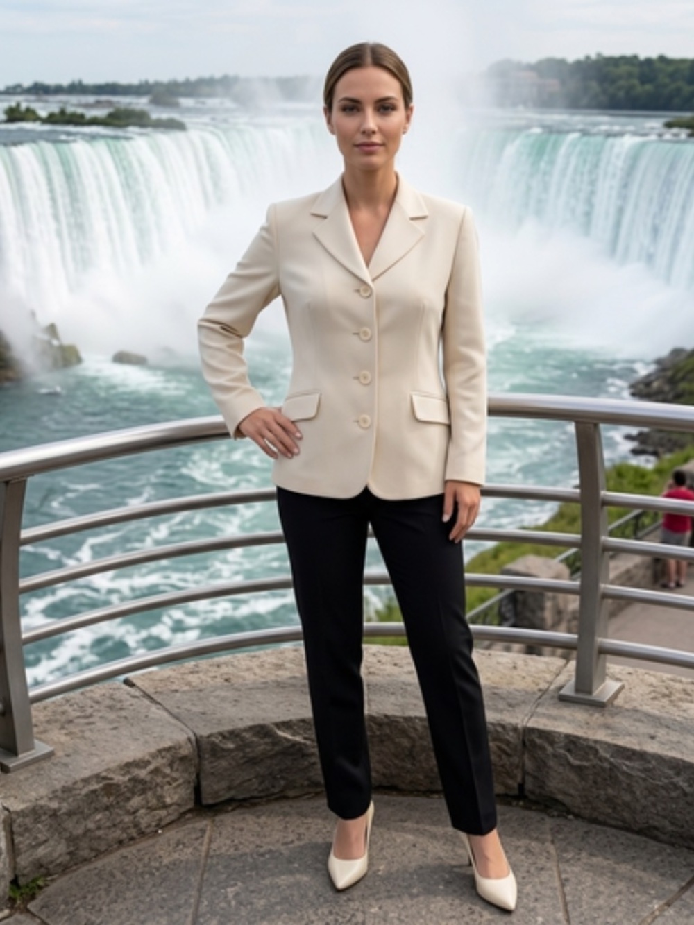 Louben Cream Blazer
